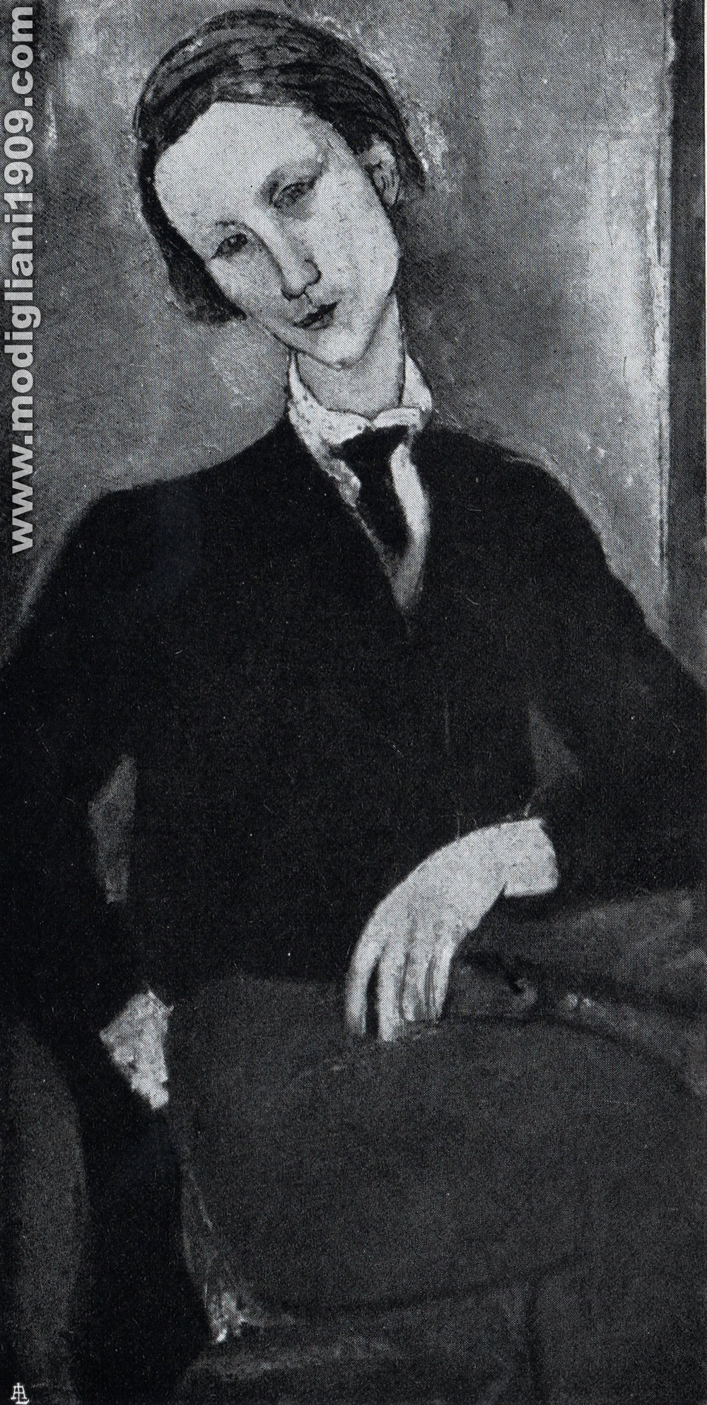 Amedeo Modigliani - Ritratto di Baranowski - 1918 - Parigi. Collezione Zak